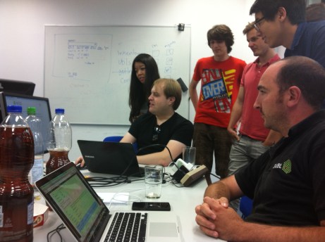 Moment of awe at the BioJS Hackathon in Munich 4-9th August 2014