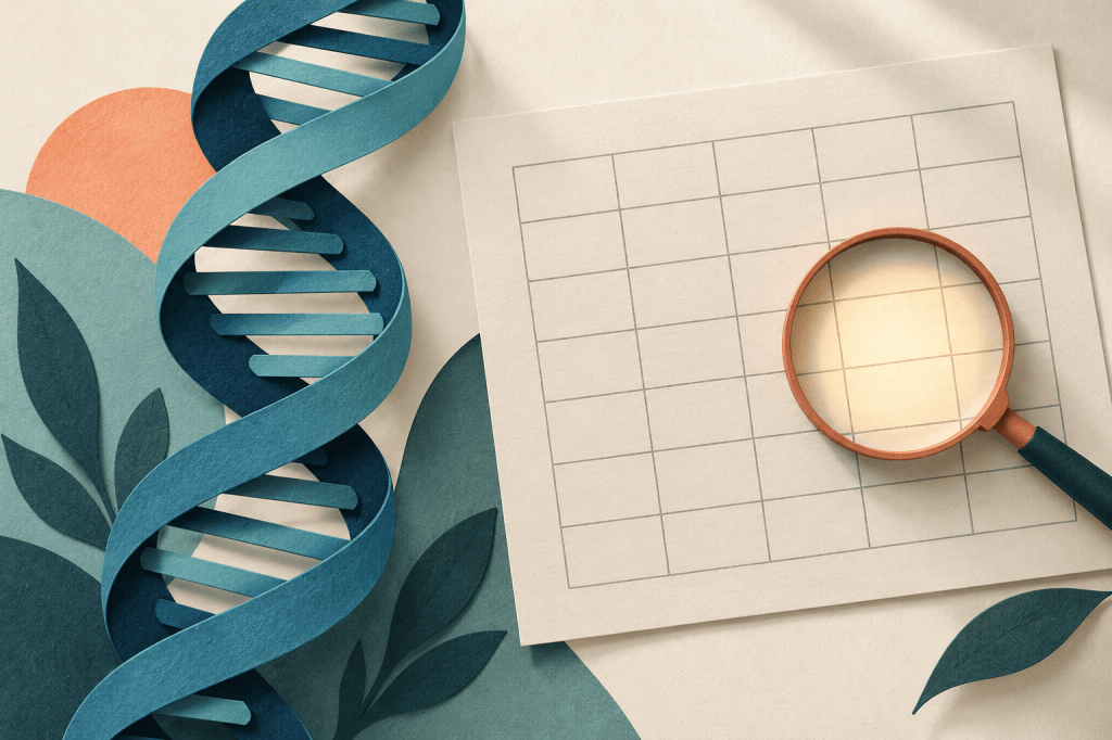 Why our genetic risk table contained blanks